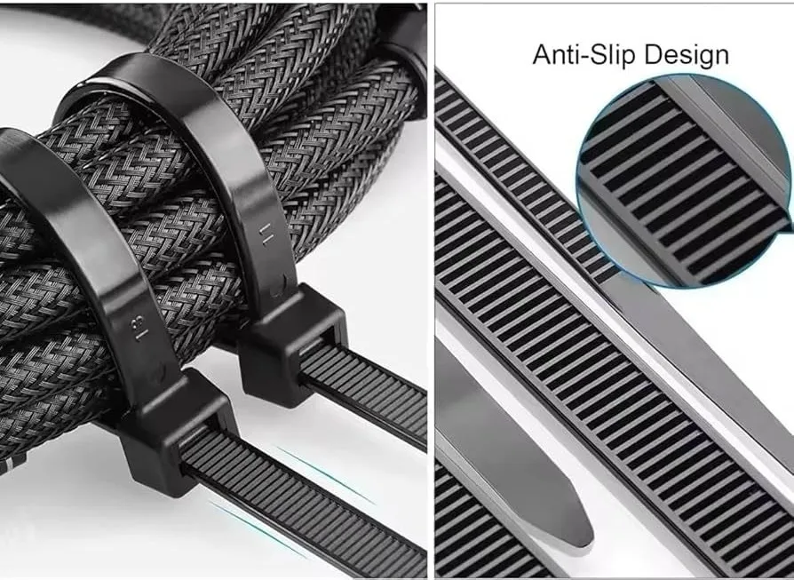 Abraçadeira de Nylon 2,5 x 160 mm Preta (50 pcs) - Ferramentas Elétricas