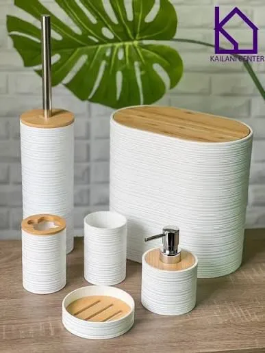 Conjunto de Acessórios de Banheiro 6 Peças - Casa