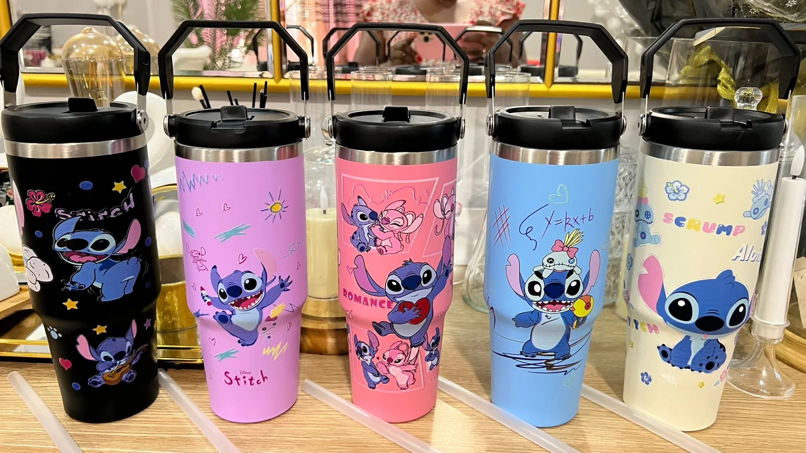 Copo Térmico Stitch (Disney) 425 ml - Cozinha